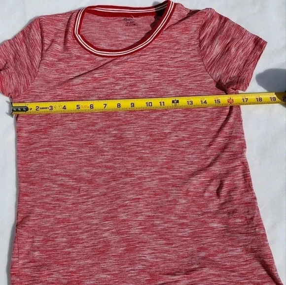 Madewell Striped Red & White Womens Blouse XXS - Picture 6 of 10